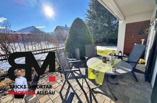 Wohnung kaufen in 87561 Oberstdorf, Helle 3-Zimmer Erdgeschoss Wohnung mit Terrasse und Garten in Oberstdorf