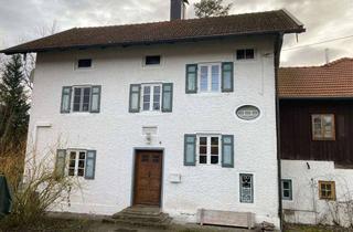 Haus mieten in 83533 Edling, Wohnen im Mühlenhaus mit Stall, Werkstatt, Hühnerstall, Bach und 1ha Wiese!