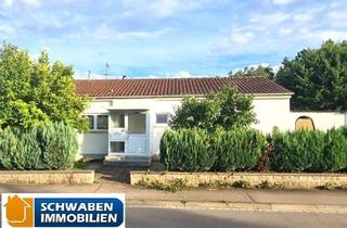 Haus kaufen in 89275 Elchingen, Renovierungsbedürftiger Bungalow in Hanglage mit Garage und Garten in Elchingen zu verkaufen!