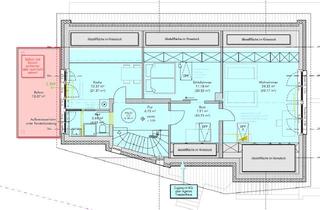 Wohnung mieten in 76275 Ettlingen, Vermiete frisch sanierte 2-Zimmer DG-Wohnung mit EBK in Ettlingen-Bruchhausen