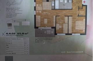 Wohnung mieten in 63452 Hanau, Exklusive 3-Raum-EG-Wohnung mit gehobener Innenausstattung mit Terrasse und EBK in Hanau