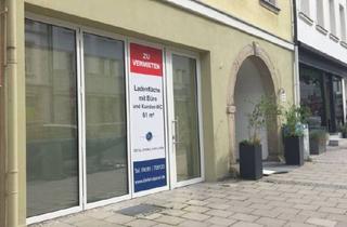 Geschäftslokal mieten in 95028 Hof, Zentral gelegenes, gepflegtes Ladenlokal mit schöner Verkaufsfläche & Büro (EG und 1. OG) in der Innenstadt