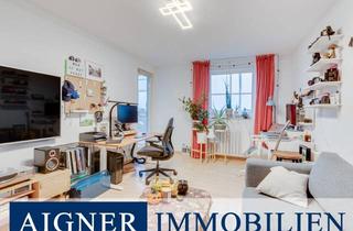 Wohnung kaufen in 80637 München, AIGNER - Sonnendurchflutete 2-Zimmer Dachgeschosswohnung über den Dächern des Danteparks