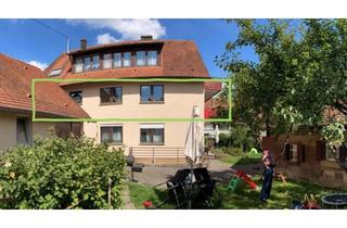 Wohnung mieten in Suhlburger Straße, 74547 Untermünkheim, Helle, renovierte 4-Zimmerwohnung im 1.OG mit Balkon und Garten