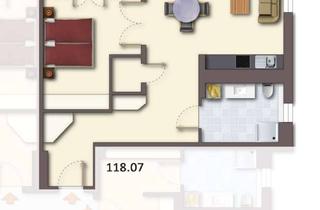 Wohnung mieten in Alt Nowawes 118, 14482 Babelsberg Nord, Neuwertige 2-Raum-Wohnung mit Balkon und Einbauküche in Potsdam