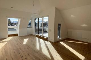 Penthouse mieten in Chiemseestraße 25, 83278 Traunstein, Penthouse mit Bergblick und Süd-Dachterrasse!