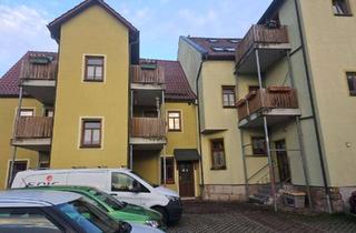 Wohnung mieten in Brauhausgasse, 98553 Schleusingen, Kleine 2-Raumwohnung (36,5m2) im EG mit Balkon, Erstbezug nach Sanierung