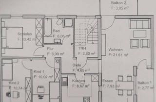 Wohnung mieten in 96049 Gaustadt, Schöne, helle 4-Zimmer-Wohnung 1. OG mit Balkon in Bamberg