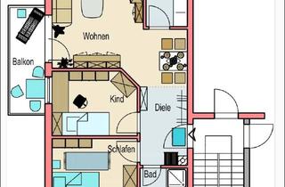 Wohnung mieten in Kleine Schloßbergstraße, 98559 Oberhof, provisionsfrei Hochparterre-Wohnung