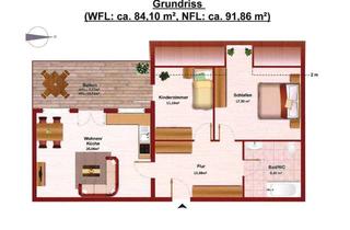 Wohnung mieten in 83556 Griesstätt, Provisionsfrei: Ruhige gelegene 3-Zimmer-Wohnung mit Balkon in Altenhohenau bei Wasserburg am Inn