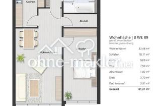 Wohnung kaufen in 35112 Fronhausen, Zukunftssicher und hochwertig: 2-Zimmer-Wohnung in KfW 40-Neubauprojekt Variante 5.1