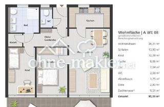 Wohnung kaufen in 35112 Fronhausen, Zukunftssicher und hochwertig: 3-Zimmer-Wohnung in KfW 40-Neubauprojekt Variante 3