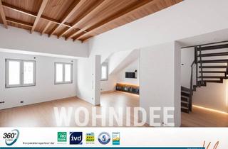 Wohnung kaufen in Schwabacher Str. 83, 90763 Fürth, IMMO KUBE! Neubau-Maisonette mit Sonnenloggia in einem historischen Gebäude in Fü-Südstadt!