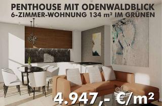 Penthouse kaufen in 68259 Wallstadt, PENTHOUSE MIT ODENWALDBLICK