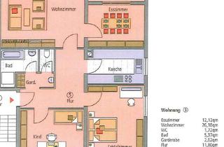 Wohnung kaufen in Schubertstraße 10, 74219 Möckmühl, ***Provisionsfrei*** Helle und geräumige 4 Zi. Wohnung mit Balkon und Außenstellplatz