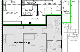 Wohnung mieten in Esternay Straße 109, 76337 Waldbronn, Komplett sanierte 2-Zi-Einlieger-Wohnung in gehobener Ausstattung, EBK, Balkon in Etzenrot