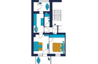 Wohnung mieten in Johannes-Flintrop-Straße 99, 40822 Mettmann, Zweizimmer-Altbauwohnung mit Südbalkon