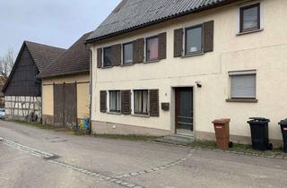 Mehrfamilienhaus kaufen in Heggäßle, 74595 Langenburg, Von Privat: Günstiges Mehrfamilienhaus mit Scheune in Langenburg