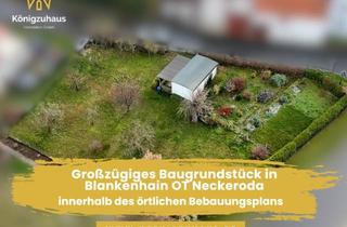 Grundstück zu kaufen in 99444 Blankenhain, Großzügiges Baugrundstück in Blankenhain OT Neckeroda - innerhalb des örtlichen Bebauungsplans