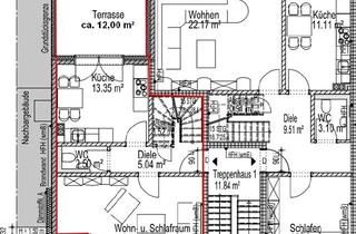 Wohnung mieten in 45468 Mülheim, Mülheim an der Ruhr - Neubau-Maisonette-Wohnung mit großer Dachterrasse in Mülheim Dümpten