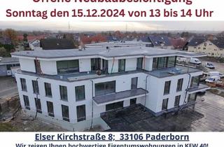 Wohnung kaufen in Elser Kirchstraße 10A, 33106 Paderborn, Paderborn - Elser Kirchstraße 10a - Klimafreundlicher Neubau Effizienzhaus-Stufe KFW 40 EE mit QNG Zertifikat