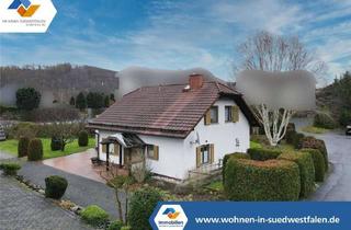 Einfamilienhaus kaufen in 57299 Burbach, VR IMMO: Gemütliches Einfamilienhaus mit großer Terrasse und Doppelgarage in Burbach-Wahlbach!