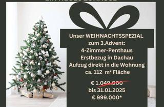 Wohnung kaufen in 85221 Dachau, RUDEK.IMMO Bestlage Dachau: Penthaus mit Aufzug direkt in die Wohnung in ruhiger Lage