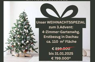 Wohnung kaufen in 85221 Dachau, Gartenwohnung! Machen Sie sich das schönste Weihnachtsgeschenk: ein neues Zuhause!