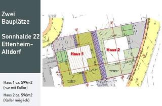 Grundstück zu kaufen in 77955 Ettenheim, Exklusiv mit Schwabenhaus - Bauen Sie in der begehrten Lage von Altdorf -Sonnhalde-