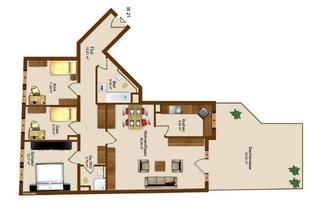 Wohnung mieten in 83022 Innenstadt, Attraktive 4-Zimmer-Wohnung mit Dachterrasse und EBK in Zentrumsnähe Rosenheim