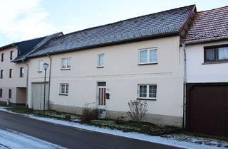 Bauernhaus kaufen in Lange Straße 241, 99631 Günstedt, altes Bauernhaus mit großem Grundstück, Nebengelass und zwei Garagen