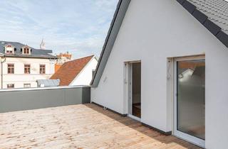 Wohnung kaufen in Zimmerackerstraße 5, 72488 Sigmaringen, Sigmaringen - Neue 2-Zimmer-DG-Wohnung mit riesiger Dachterrasse und Schloßblick in exklusiver Innenstadtlage