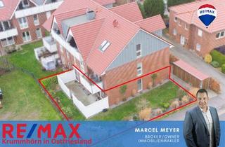 Wohnung kaufen in Kirchstraße, 26529 Marienhafe, +++ RESERVIERT +++ Erdgeschosswohnung mit Garten von 2015 im Zentrum von Marienhafe