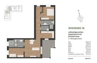 Wohnung kaufen in 26340 Zetel, Wohnen am Urwald - 17 moderne Eigentumswohnungen in Neuenburg - Wohnung 16