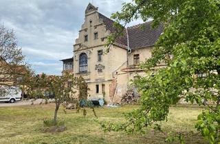 Villa kaufen in 06466 Gatersleben, Seeland - Gutshaus Villa 1902 Harzer Seeland Harz 900qm Grundstück entkernt