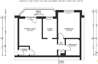 Wohnung mieten in Rheinstraße, 65396 Walluf, Exklusive 2-Zimmer-Wohnung mit Einbauküche in Walluf