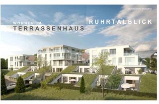 Penthouse mieten in Am Derkmannsstück 76c, 58239 Schwerte, Terrassenhaus in Ergste Erstbezug mit EBK, Balkon: exklusive klimati. 4-Zi-Penthouse-Wohnung mit TG