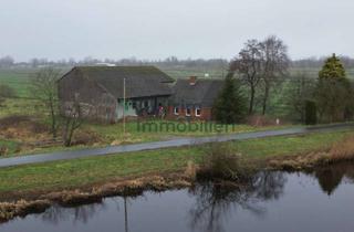 Grundstück zu kaufen in Deichstraße, 21775 Odisheim, Grundstück mit Abrissobjekt in idyllischer Flusslage in Odisheim