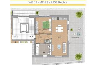 Penthouse kaufen in Zurmaiener Straße F We 19, 54292 Trier, Sonnige Penthousewohnung mit großer Dachterrasse im KFW 40 Energiesparhaus Trier, Maarviertel