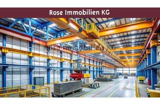 Büro zu mieten in Bredenhop 27, 32609 Hüllhorst, ROSE IMMOBILIEN KG: Produktionshalle mit 6 X Kranbahn a 10t und einer Deckenhöhe von ca. 7,40m!