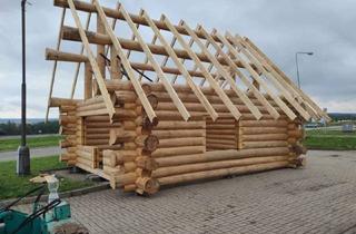 Haus kaufen in 02923 Horka, Einzigartiges Naturstammhaus aus Karpatenkiefer – Perfekt als Sauna, Jagdhütte oder Gästehaus