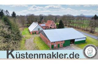 Bauernhaus kaufen in 21770 Mittelstenahe, Mittelstenahe - Vielseitiger Bauernhof mit 2 Häusern, Halle, Stallungen, Waldgehege und 12.042 m² Grundstück