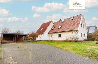 Haus kaufen in 27386 Brockel, Brockel | Zweifamilienhaus mit großem Garten und Werkstatt