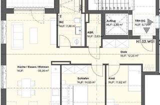 Wohnung mieten in 65474 Bischofsheim, Schicke-Neubau-Dachwohnung in Bischofsheim Ortsmitte