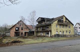 Mehrfamilienhaus kaufen in 66484 Großsteinhausen, Sanierungsbedürftiges Mehrfamilienhaus und Rohbau auf großem Grundstück in ruhiger Seitenstraße