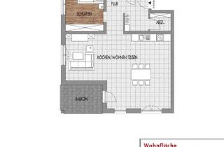 Wohnung mieten in 92533 Wernberg, 2 Zimmer Neubauwohnung mit Balkon zu vermieten