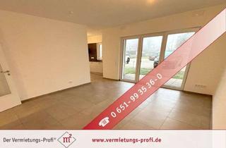 Wohnung mieten in 54634 Bitburg, Stilvolle Erdgeschosswohnung mit überdachter Terrasse, moderner Einbauküche und Stellplätzen in best