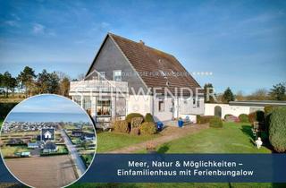 Einfamilienhaus kaufen in 23779 Neukirchen, Meer, Natur & Möglichkeiten – Einfamilienhaus mit Ferienbungalow