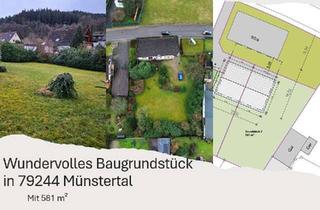 Grundstück zu kaufen in 79244 Münstertal, Wohnen im Herzen von Münstertal – Ihr Traumgrundstück wartet auf Sie mit 581 m²