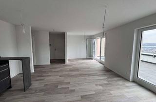 Penthouse mieten in Bismarckstraße 48, 97980 Bad Mergentheim, Erstbezug mit Dachterrasse und EBK: Stilvolle 2,5-Zimmer-Penthouse-Wohnung mit geh. Innenausstattung